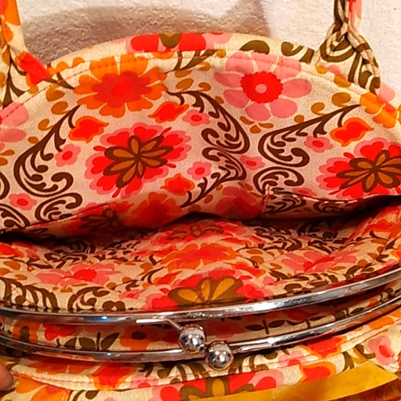 SALE! VINTAGE RETIRED VERA BRADLEY LARGE CLASP CLOSURE BAG - Picture 4 of 6